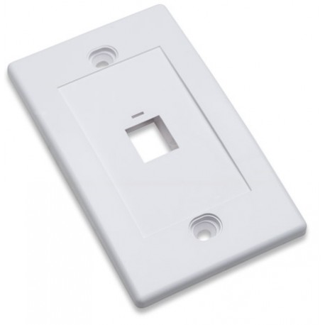 PLACA DE PARED XCASE PARA 1 CONECTOR RJ45