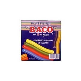 PLASTILINA BACO BARRICAS C/10