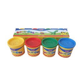 PLASTILINA BACO MOLDEABLE FAJILLA C/4 COLORES