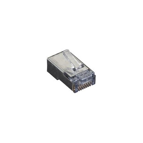 PLUG RJ45 CAT 5 BLINDADO DE 8 HILOS