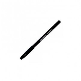 PLUMA ERASERMATE PUNTO MEDIANO NEGRO