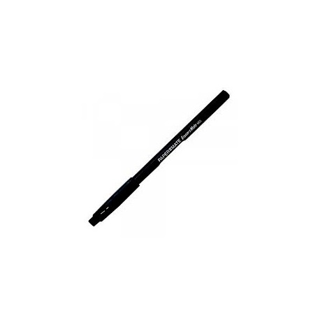 PLUMA ERASERMATE PUNTO MEDIANO NEGRO