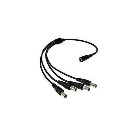 PULPO DIVISOR DE FUENTE DE PODER PROVISION PR-C14 4 ENTRADAS 1 SALIDA NEGRO
