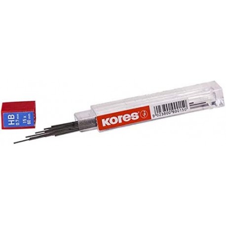 PUNTILLAS KORES 0.7MM PARA LAPICERO 15X60MM 99017