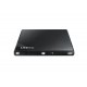 QUEMADOR DE DVD LITE ON EXTERNO 8X SPEED SLIM NEGRO, 2.0