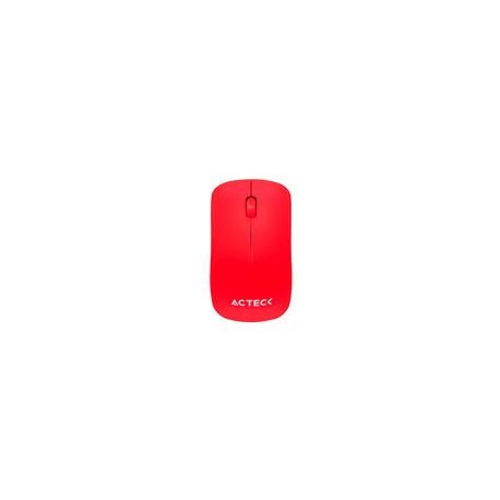 RATON ACTECK AC-928922, INALAMBRICO, USB, ROJO