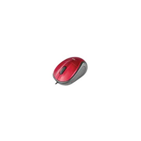 RATON EASY LINE EL-993315, ALAMBRICO, USB, ROJO