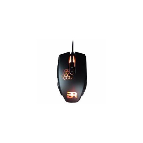 RATON GAMER BALAM RUSH LASER KAN, ALAMBRICO, USB, 8200DPI, NEGRO/NARANJA, BR-912877