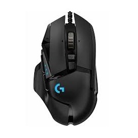 RATON GAMER LOGITECH G502 HERO, OPTICO, ALAMBRICO, USB, 16000 DPI, NEGRO, 910-005550