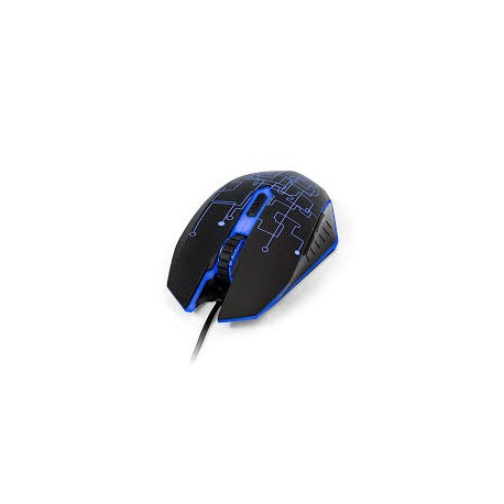 RATON GAMER VORAGO MO-501, OPTICO, ALAMBRICO, USB, 3200 DPI, NEGRO