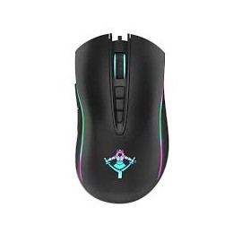 RATON GAMER YEYIAN GRAM SERIES 2000, OPTICO, ALAMBRICO, USB, 6400 DPI, NEGRO, YMG-24110N