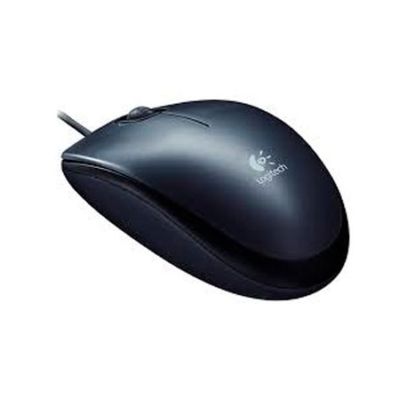 RATON LOGITECH M100, ALAMBRICO, USB, 1000 DPI, NEGRO, 910-001601