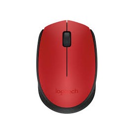 RATON LOGITECH M170, INALAMBRICO, USB, ROJO, 910-004639