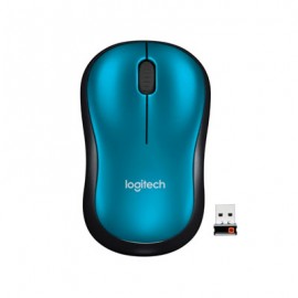 RATON LOGITECH M185, INALAMBRICO, USB, AZUL 910-003636