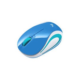 RATON LOGITECH M187 MINI, INALAMBRICO, USB, AZUL PALACE, 910-005360
