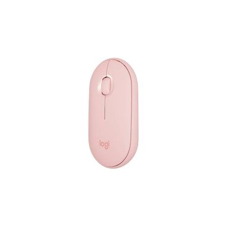 RATON LOGITECH M350 PEBBLE, INALAMBRICO, BLUETOOTH, ROSA, 910-005769