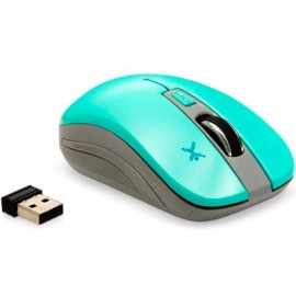 RATON PERFECT CHOICE PC-044819, INALAMBRICO, USB, TURQUESA