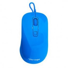 RATON VORAGO MO-102, ALAMBRICO, USB, AZUL, AC-415873-3