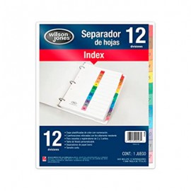 SEPARADOR WILSON JONES 12 DIVISIONES P1348