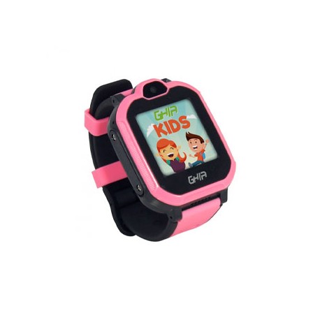 SMARTWATCH GHIA GAC-183R KIDS, BLUETOOTH, ANDROID/IOS, TOUCH, ROSA-NEGRO