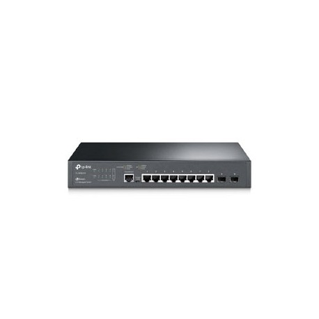 SWITCH TP LINK TL-SG3210, ADMINISTRABLE, 10/100/1000MBS, 8 PUERTOS GIGA, 2 PUERTOS SFP