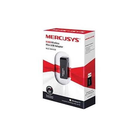 TARJETA DE RED USB MERCUSYS MW300UM MINI 300MBPS