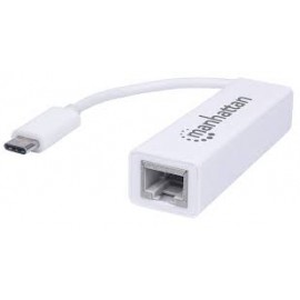 TARJETA DE RED USB-C MANHATTAN USB A RED RJ45, 3.0, 507585