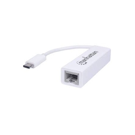 TARJETA DE RED USB-C MANHATTAN USB A RED RJ45, 3.0, 507585