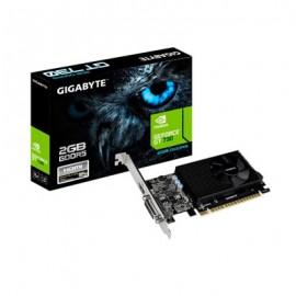 TARJETA DE VIDEO GIGABYTE GEFORCE NVIDIA GT 730, 2GB 64-BIT GDDR5, PCIE 2.0, HDMI, DVI, GV-N730D5-2GL, GT730