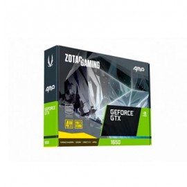 TARJETA DE VIDEO ZOTAC NVIDIA GEFORCE GTX1650 GAMING, 4GB 128-BIT GDDR6, PCI EXPRESS 3.0, ZT-T16520D-10L