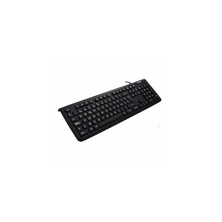 TECLADO ACTECK AC-922814, ALAMBRICO, USB, NEGRO