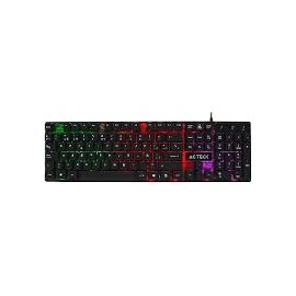 TECLADO ACTECK X100 AUREAN X LED MULTICOLOR, ALAMBRICO, USB, NEGRO, AC-929615