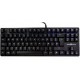 TECLADO GAMER GAME FACTOR KBG500-BL RGB,  MECÁNICO, ALAMBRICO, NEGRO SWITCH AZUL