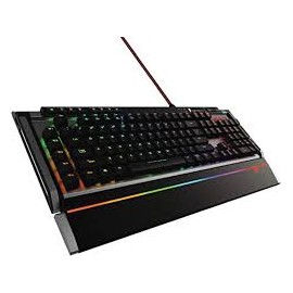 TECLADO GAMER VIPER GAMING V770 LED RGB, MECANICO, KAILH RED, ALAMBRICO, INGLES, NEGRO, PV770MRUMXGM