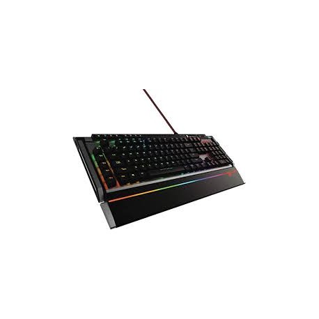 TECLADO GAMER VIPER GAMING V770 LED RGB, MECANICO, KAILH RED, ALAMBRICO, INGLES, NEGRO, PV770MRUMXGM