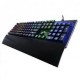 TECLADO GAMER YEYIAN FLARE SERIE 2000 YAT1801, RGB, MECANICO, SWITCH AZUL, NEGRO