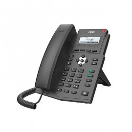TELEFONO FANVIL IP CON PANTALLA LCD X1SP, 2 LINEAS, ALTAVOZ, NEGRO - SIN FUENTE DE PODER