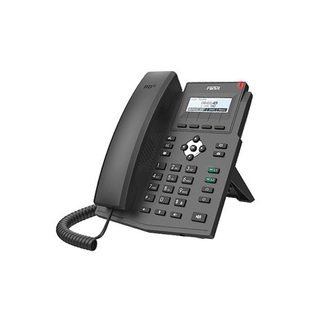 TELEFONO FANVIL IP CON PANTALLA LCD X1SP, 2 LINEAS, ALTAVOZ, NEGRO - SIN FUENTE DE PODER