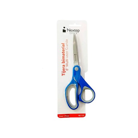 TIJERAS NEXTEP BIMATERIAL 8" MULTIUSOS GRANDE NE-133
