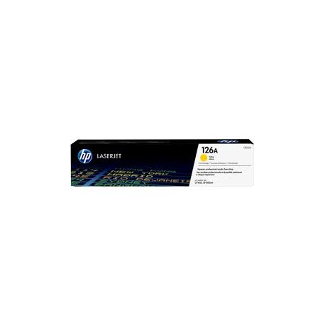 TONER HP CE312A 126A AMARILLO, 1000 PAGINAS