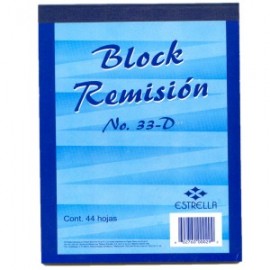 BLOCK ESTRELLA DE REMISION