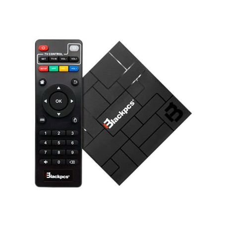 TV BOX BLACKPCS SMALL, 2GB, WI-FI, HDMI,  USB 2.0,  ANDROID, EO404K-BL