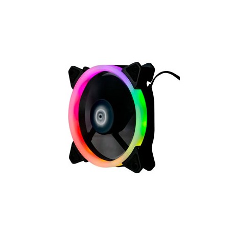 VENTILADOR BALAM RUSH EOLOX AIR, 120MM, 1400 RPM, 3+4 PINES MOLEX, RGB, NEGRO, BR-931342