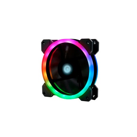 VENTILADOR GAME FACTOR OPTICAL, 120MM, 1500 RPM, REQUIERE KIT FKG400, RGB, NEGRO, FG-400