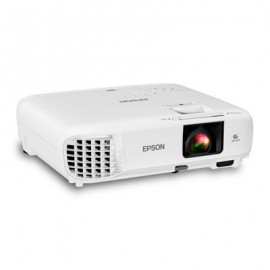 VIDEOPROYECTOR EPSON POWERLITE E20, XGA (1024X768), 3400 LUMENES, HDMI, USB, CON BOCINAS, BLANCO, V11H981020