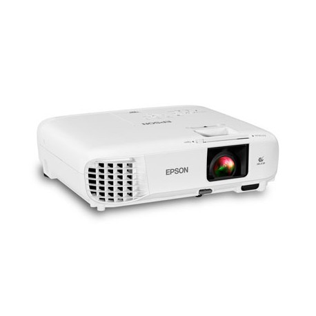 VIDEOPROYECTOR EPSON POWERLITE E20, XGA (1024X768), 3400 LUMENES, HDMI, USB, CON BOCINAS, BLANCO, V11H981020