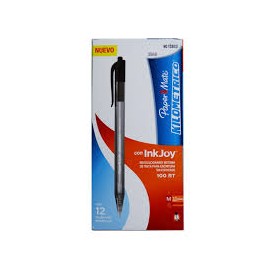 BOLIGRAFO PAPER MATE KILOMETRICO RETRACTIL 1.0MM NEGRO