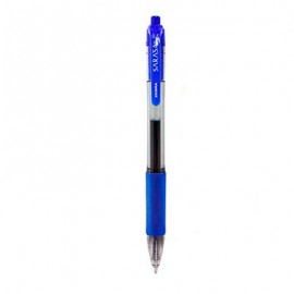 BOLIGRAFO ZEBRA SARASA RETRACTIL FINO .5MM AZUL